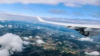 Lufthansa Airbus A340-600 HEAVY TAKEOFF from Munich Airport (MUC)