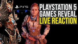 PlayStation 5 Reveal Live Reaction - Horizon Zero Dawn 2, Godfall & Likely Way More (PS5 Reveal)