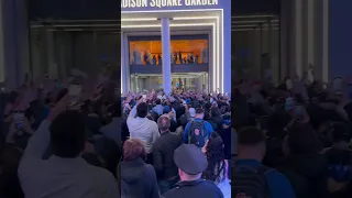 Knicks Fans Hit The Street After Game 2 With “F*ck Embiid” Chants