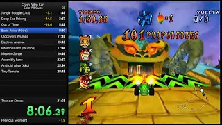 Crash Nitro Kart - All Cups Solo Speedrun  31.02  WR ( 29.38 w/loads)