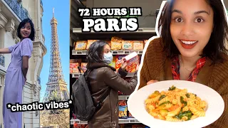 72 hours in paris - supermarket, airbnb tour, louvre *chaotic* | clickfortaz