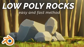 Creating Stunning Low Poly Rocks in Blender | Easy Tutorial for Beginners