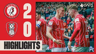 SCOTT TWINE SCORES FREE-KICK 💫 Bristol City 2-0 Rotherham United | Highlights