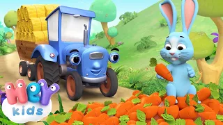 Le petit tracteur bleu 🚜 Dessin animé | HeyKids - Comptine bébé