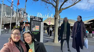 QUEEN VICTORIA MARKET in MELBOURNE CITY 🇦🇺 | VLOG 49 Golds Life 2022