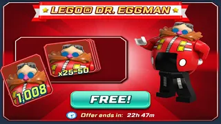 Sonic Forces - New Free Cards for Lego Dr. Eggman New Character - All Five Challengers Battle Win