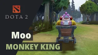 Moo (Rank 4) plays Monkey King Dota 2 Full Gameplay