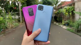 Realme C25 vs Xiaomi Redmi Note 9. Pilih yang mana