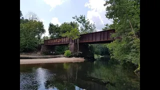 ABANDONED RAIL BRIDGE AND TRACKS "NY,NH&H RR"