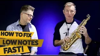 Saxophone low notes not working? Here's how to fix them!