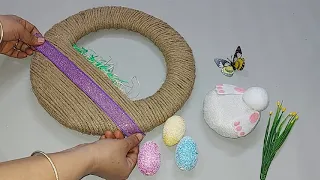 Easter craft idea made with simple materials |DIY Low budget Easter décor idea 🐰24