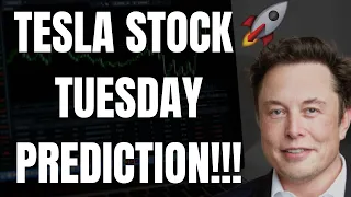 🔥 TESLA STOCK TUESDAY PREDICTION!!! WILL TESLA EXPLODE OR DROP??? 🚀