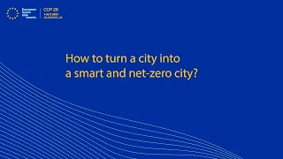 How to turn a city into a smart and net-zero city? (GMT Time)