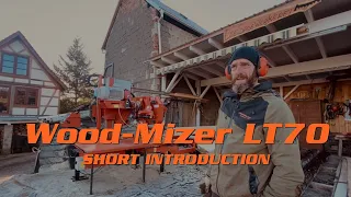 Our new Wood-Mizer LT70 Wide... short introduction for all WOODWORKERS | English (dubbed version)