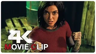 Alita Vs Cyborgs - Fight Scene - ALITA BATTLE ANGEL (2019) Movie CLIP 4K