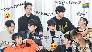 His Man 2 Cast (And Gvan) React To Junseongho Moments || Compilation