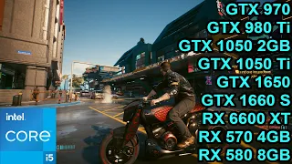 Cyberpunk 2077 Phantom Liberty | GTX 970, 980 Ti, 1050, 1050 Ti, 1650, 1660S, RX 6600 XT, 570, 580