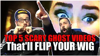 SCARY SUNDAYS!! Top 5 SCARY Ghost Videos That'll FLIP YOUR WIG *REACTION!!