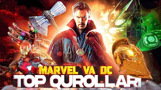 Marvel Va Dc  Kino Olamidagi Top Eng kuchli 5 Qurollar!