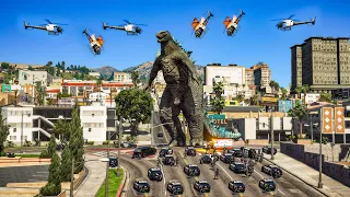 Godzilla Attack CITY | GTA 5