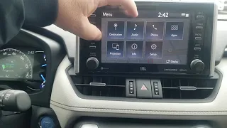 Teaching the Toyota integrated navigation system