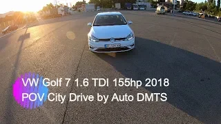 2018 VW Golf 7 1.6 TDI 115hp POV City Drive by D4MieN