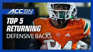 Top 5 Returning Defensive Backs | ACC Football 2023