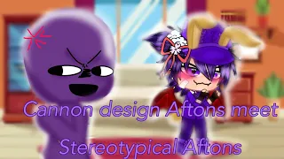 Cannon Design Aftons meet Stereotypical Aftons | SO SHORT 😭 | GCMM/Skit | XFire-FoxX
