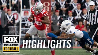 TreVeyon Henderson racks up 277 yards, 3 TDs as No. 9 Ohio State beats Tulsa, 41-20 | CFB ON FOX