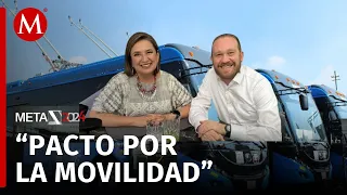 Santiago Taboada y Xóchitl Gálvez presentan plan de movilidad para la Ciudad de México