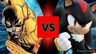 Reverse Flash vs Shadow (DC vs Sonic) | Legendary Battle