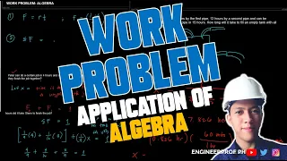 WORK PROBLEM: ALGEBRA