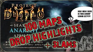 Project Diablo II [HC]: Season 9 - 100 MAP RUNS DROPS & SLAMS HIGHLIGHTS