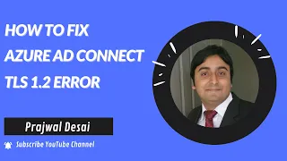 Fix Azure AD Connect TLS 1.2 Error