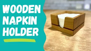 How to make a wooden napkin holder