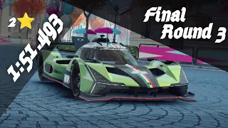 OC 2⭐ - 1:51.493 | Lamborghini SC63 Grand Prix - Final Round 3 [ Through The City ] - Asphalt 9