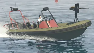 GTA 5 - DLC Boat Review - Nagasaki Weaponized Dinghy