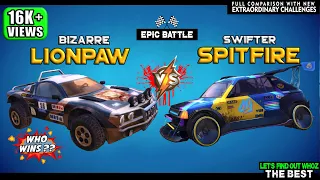 OFF THE ROAD LIONPAW Vs SPITFIRE | WHO WINS? | OPEN WORLD DRIVING SIMULATOR | INFINITE | GAME RAIDER