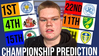 MY 2023/24 CHAMPIONSHIP PREDICTIONS!