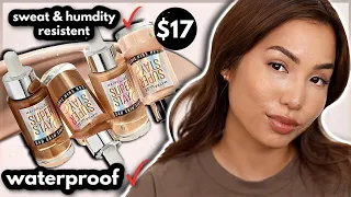 WATERPROOF? 💦 THE VIRAL MAYBELLINE SUPERSTAY SKIN TINT | OILY SKIN WEAR TEST