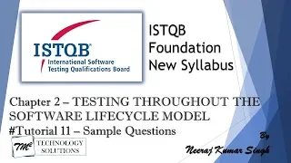 ISTQB Foundation Level | Sample Questions on Testing Throughout the Software Lifecycle Model