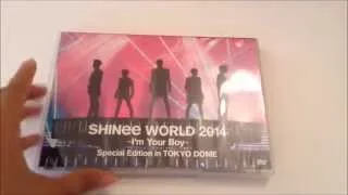 샤이니 シャイニー SHINee World 2014 I'm your Boy Special Edition in Tokyo Dome Taiwan Version Unboxing