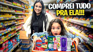 A FRAN PEGOU MEU CARTAO ESCONDIDO NESSE VÍDEO!! olha oque ela fez no mercado!!