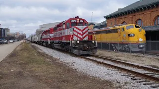 Chasing WSOR 4174 and 4219 from Black Earth to Madison on the Prairie