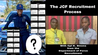 Requirements to join the JCF // Q & A session with Corporal Simms from the JCF Recruiting Office.