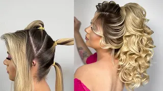 Penteado com TÉCNICA para RABO DE CAVALO | Hairstyle | Peinado COLA DE CABALLO