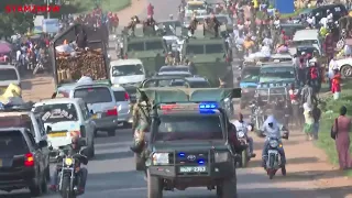 INSIDE GEN MUHOOZI'S CONVOY FROM KAMPALA TO BOMBO