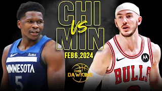 Minnesota Timberwolves vs Chicago Bulls Full Game Highlights | February 6, 2024 | FreeDawkins