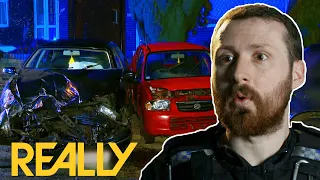 Police Officer Investigates Car Crash Where Suspects Ran Away | Cops UK: Bodycam Squad