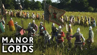 Manor Lords Gameplay - Our First Massive Battle - Part 6